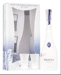 WÓDKA PRAVDA + 2 KIELISZKI 0,7L   40% 