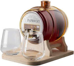 paprocky-single-malt-whisky-40-beczka-szklana-22l-2-szklanki-433313.webp